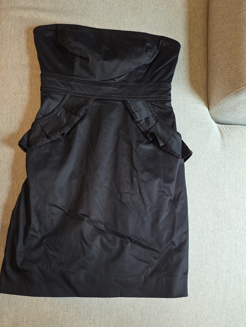 J.Crew Black Strapless Dress 4